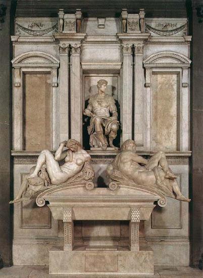 Michelangelo Buonarroti Tomb of Giuliano de' Medici Germany oil painting art